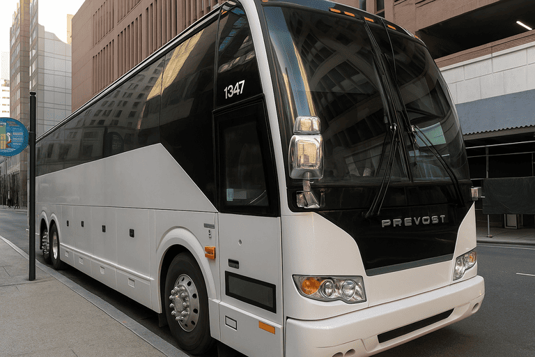 a Charter Bus Rental Cape Coral coach bus